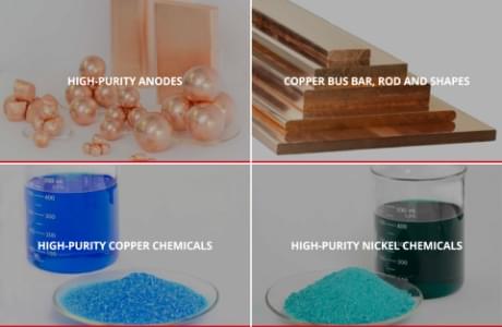 Various types of plating materials and related chemical products